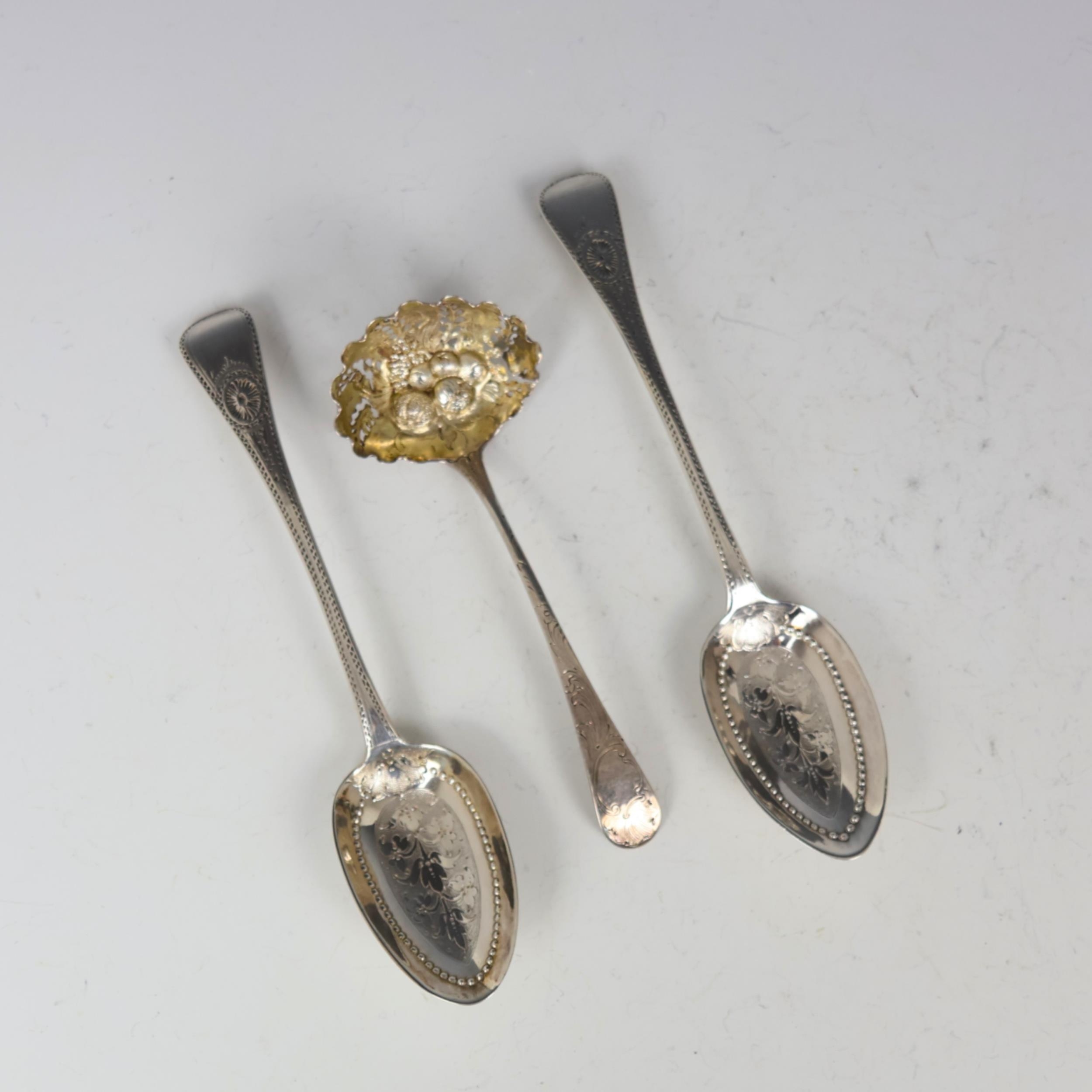 A George IV silver Old English pattern table spoon, John William Blake ...