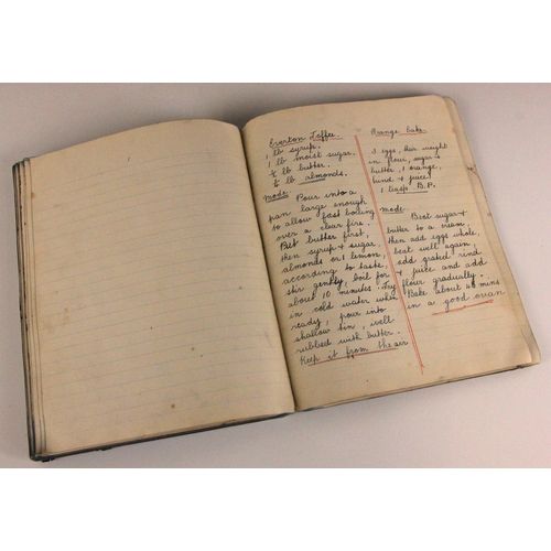 'HOUSEWIFERY NOTES', a late Victorian or early Edwardian handwritten ...