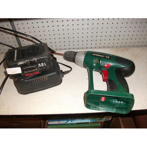 188 - PARK SIDE BATT DRILL - CHARGER WARRANTED UNTIL 12 NOON FOLLOWING THE ABOVE SALE