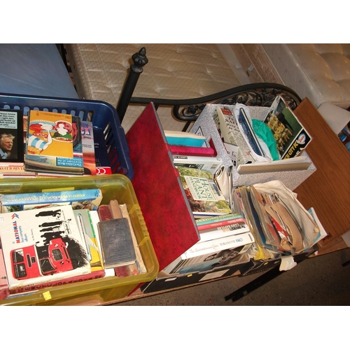 234 - 5 X BOXES OF VARIOUS BOOKS ETC