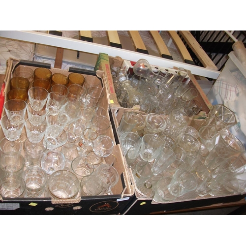 238 - 3 BOXES OF GLASSWARE