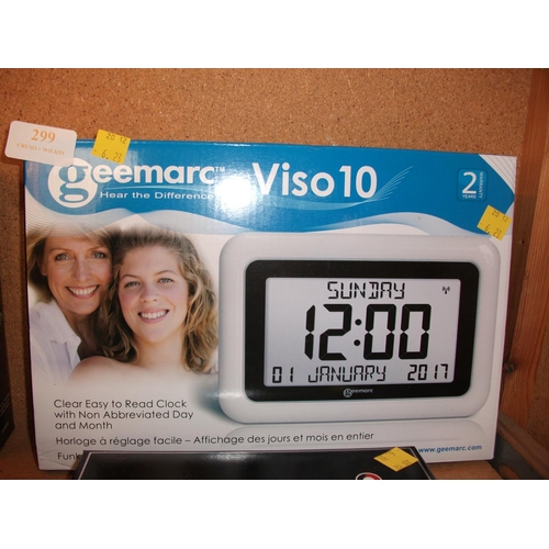 299 - GEEMARC VISO 10 DESK CLOCK