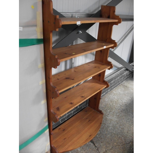 34 - PINE BOOKCASE