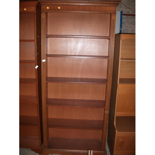 434 - REPRODUCTION TALL BOOKCASE