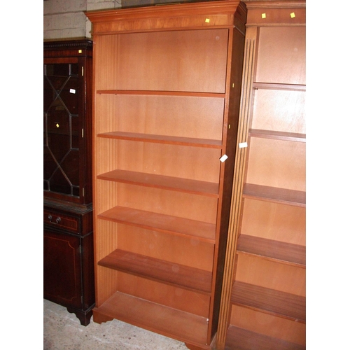 435 - REPRODUCTION TALL BOOKCASE