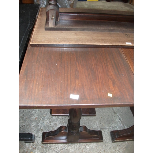 62 - 42'' WOODEN PUB TABLE