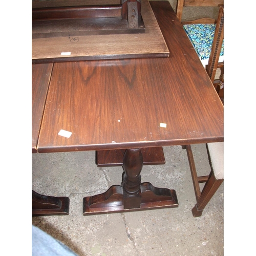 63 - 42'' WOODEN PUB TABLE