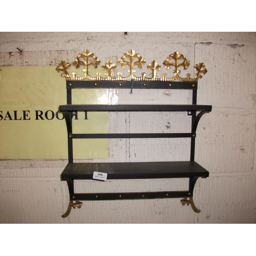 206 - MODERN METAL WALL HANGER