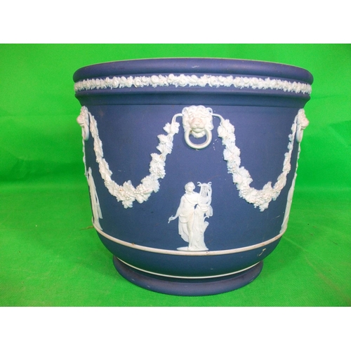 234 - WEDGEWOOD JASPERWARE PLANTER 23CM DIAMETER 20CM HIGH