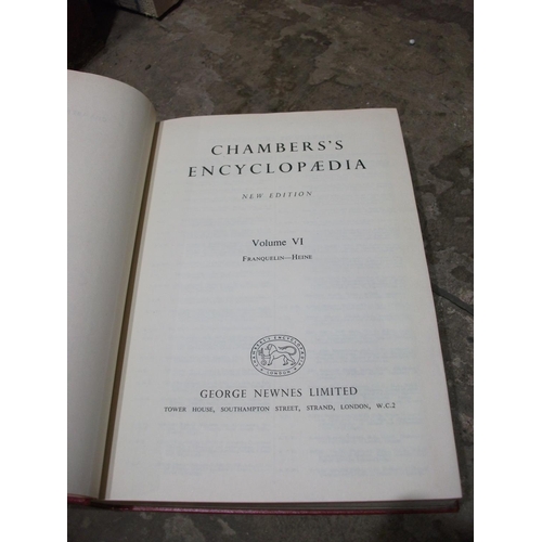 104 - 15 VOLUMES OF CHAMBERS ENCYCOPEDIA