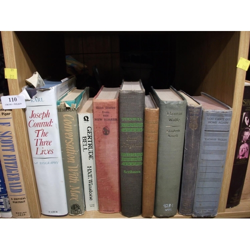 110 - LARGE QTY BOOKS INCLUDING SCOTT FITZGERALD