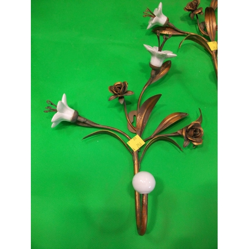 307 - 4 X DECORATIVE COAT HOOKS