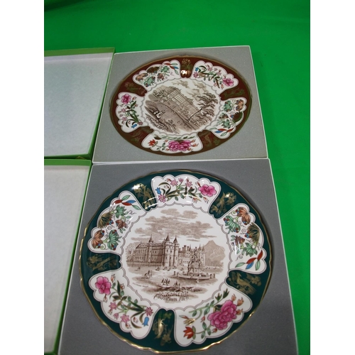 382 - TWO MASONS IRONSTONE CHRISTMAS PLATE 1976 AND 1977 IN ORIGINAL BOX