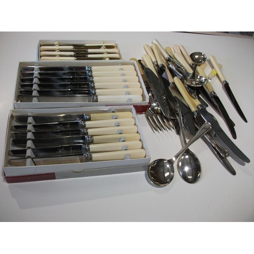 421 - ASSORTED CUTLERY