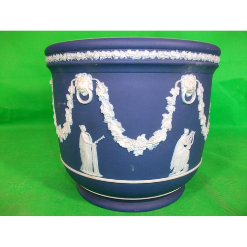 234 - WEDGEWOOD JASPERWARE PLANTER 23CM DIAMETER 20CM HIGH