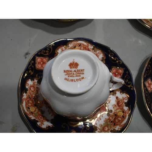 398 - ROYAL ALBERT COFFEE SET HEIRLOOM AF