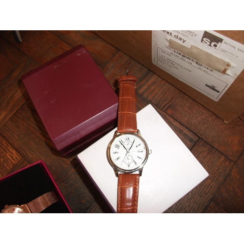 410 - BOX OF VARIOUS WATCHES (COSTUME)