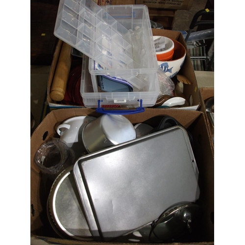 53 - 3 X BOXES KITCHEN WARE