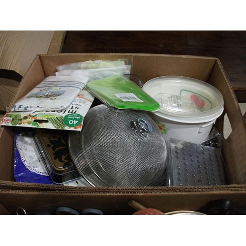 54 - 3 X BOXES KITCHEN WARE