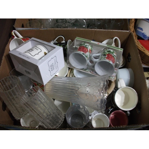 56 - 3 X BOXES KITCHEN WARE ETC.