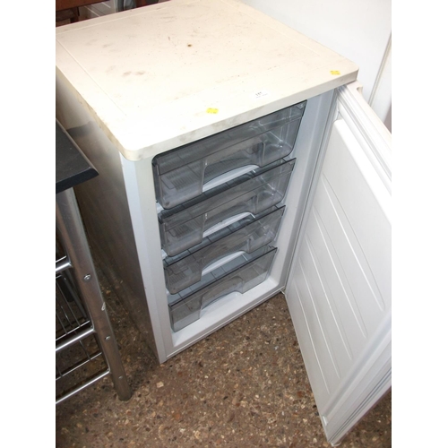 157 - SMALL 3 DRAWER FREEZER. WARRANTED UNTIL 12 NOON ON TUESDAY FOLLOWING THE ABOVE SALE.