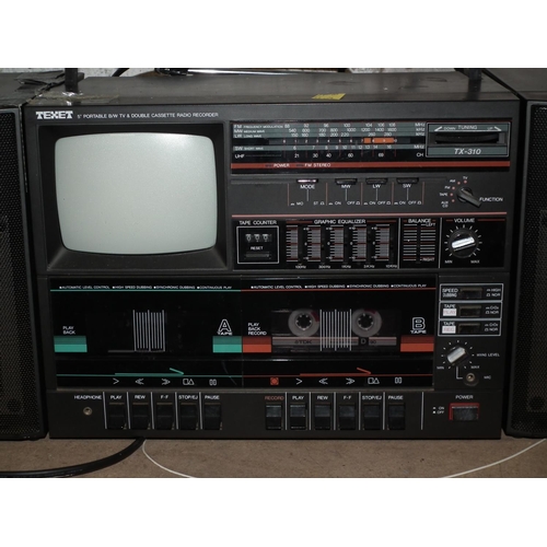 102 - TEXET TV/CASSETTE/RADIO COMBI - WARRANTED UNTIL NOON TUES FOLLOWING THE ABOVE SALE