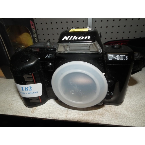 182 - NIKON F401S CAMERA - NO LENS