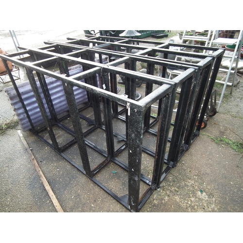 25 - 4 X SHELVING STAND FRAMES (1 A/F)