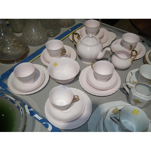 475 - 22 PIECE TUSCAN CHINA TEA SET & 2 OTHER PART TEA SETS