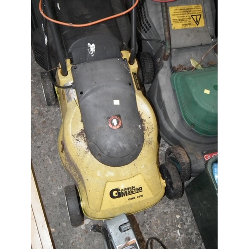 67 - 2 X ELECTRIC MOWERS - WARRANTED SUNTIL NOON TUES FOLLOWING THE ABOVE SALE