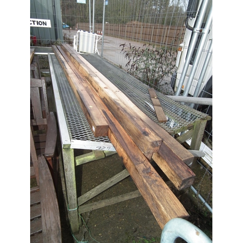 7 - 6 X LENGTHS OF 3'' X 3'' TIMBER