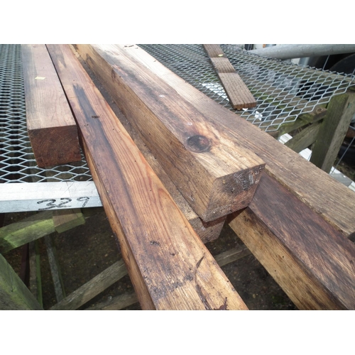 7 - 6 X LENGTHS OF 3'' X 3'' TIMBER