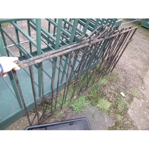 28A - PAIR OF METAL GATES