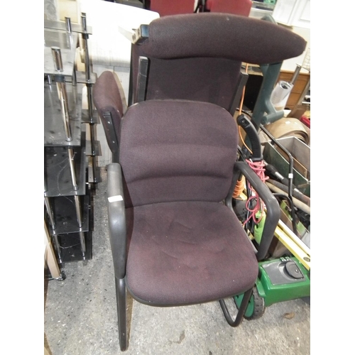 104 - 4 OFFICE CHAIRS