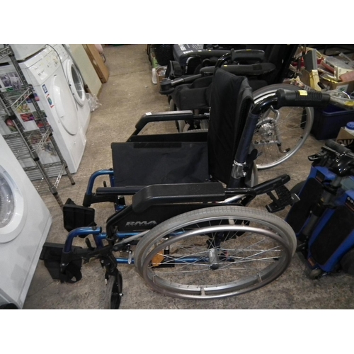 110 - FOLD UP WHEEL CHAIR