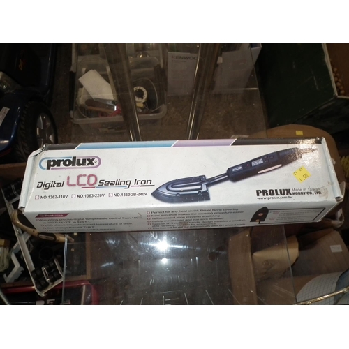 136 - PARKSIDE STAPLER/HEAT GUN/SEALING IRON ETC - WARRANTED UNTIL NOON TUES FOLLOWING THE ABOVE SALE