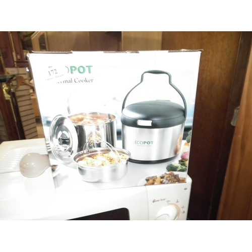 172 - ECOPOT THERMAL COOKER - WARRANTED UNTIL 12 NOON ON TUESDAY FOLLOWING THE ABOVE SALE