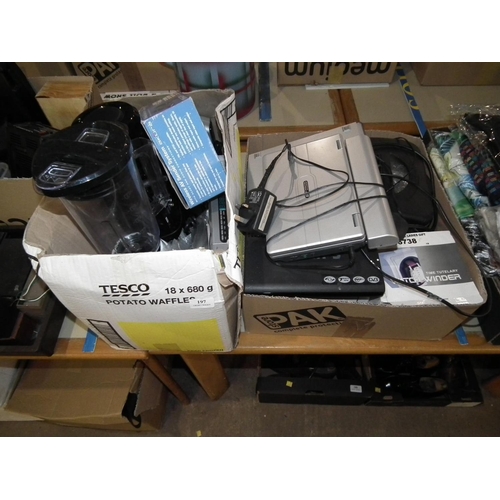 197 - 2 BOXES OF MIXED ELECTRICALS - WARRANTED UNTIL NOON TUES FOLLOWING THE ABOVE SALE