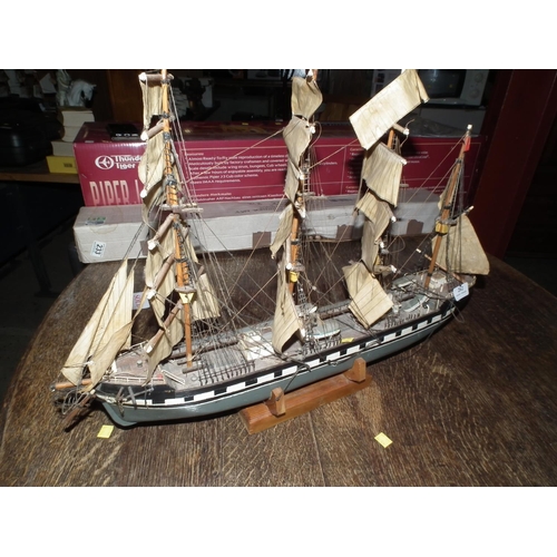 262 - LARGE SHIP ORNAMENT ON STAND