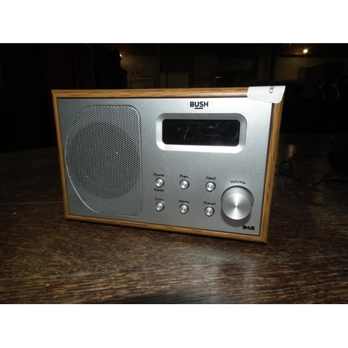 267 - BUSH DAB RADIO -  WARRANTED UNTIL 12 NOON ON TUESDAY FOLLOWING THE ABOVE SALE