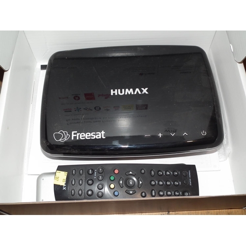 290 - HUMAX FREESAT & 2 REMOTES (NO POWER LEAD) - WARRANTED UNTIL NOON TUES FOLLOWING THE ABOVE SALE