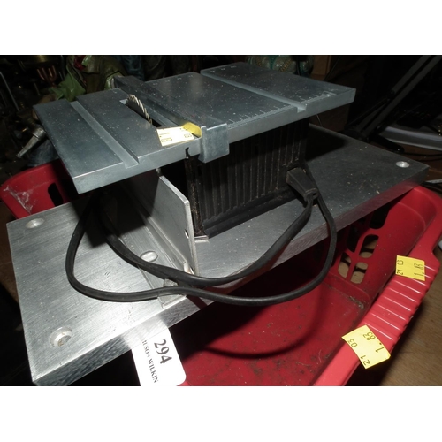 294 - SMALL CIRCULAR SAW/JIG SAW/SANDER WITH TRANSFORMER - WARRANTED UNTIL NOON TUES FOLLOWING THE ABOVE S... 