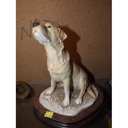 310A - YELLOW LABRADOR BY BORDER FINE ARTS - EAR A/F