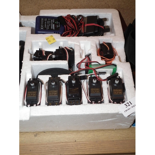 321 - 2 X FUTABA RADIO CONTROLLERS & ACCESSORIES