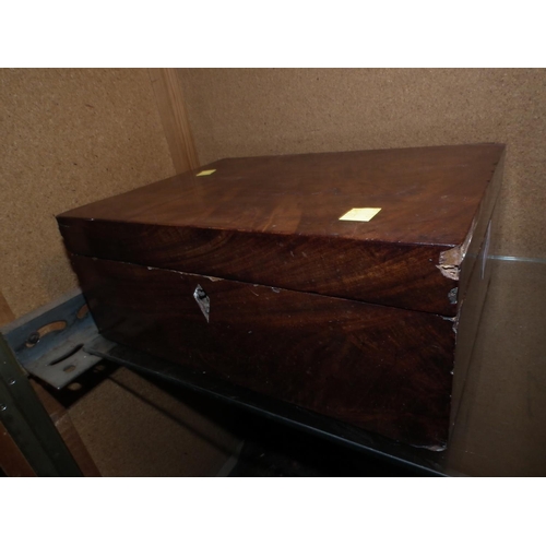 358 - ANTIQUE JEWELLERY BOX