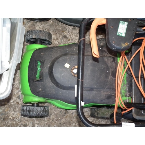 11 - CHALLENGE ELECTRIC MOWER - WARRANTED UNTIL NOON TUES FOLLOWING THE ABOVE SALE