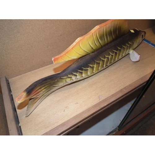 364 - LARGE WOODEN FISH