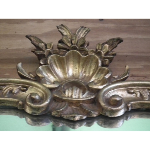 387 - DECORATIVE GILT FRAME MIRROR