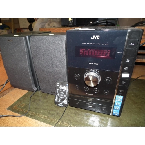 165 - JVC STEREO - MP3 - WARRANTED UNTIL 12 NOON ON TUESDAY FOLLOWING THE ABOVE SALE
