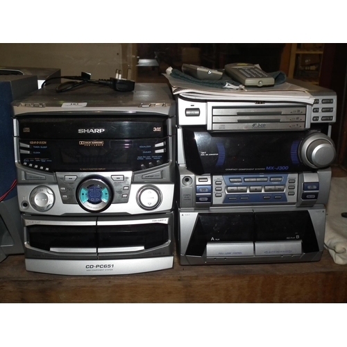 183 - 2 X JVC STEREOS - WARRANTED UNTIL 12 NOON ON TUESDAY FOLLOWING THE ABOVE SALE